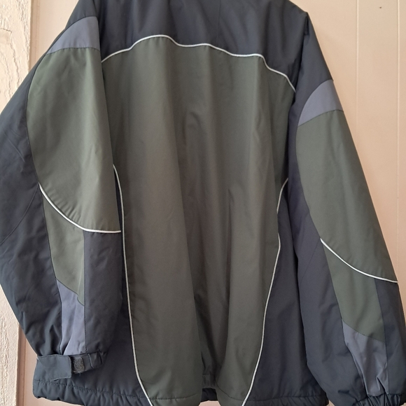 VINTAGE NORDICTRACK   Water Resistant JACKET MEN SIZE 2XL   Green olive - Picture 4 of 10